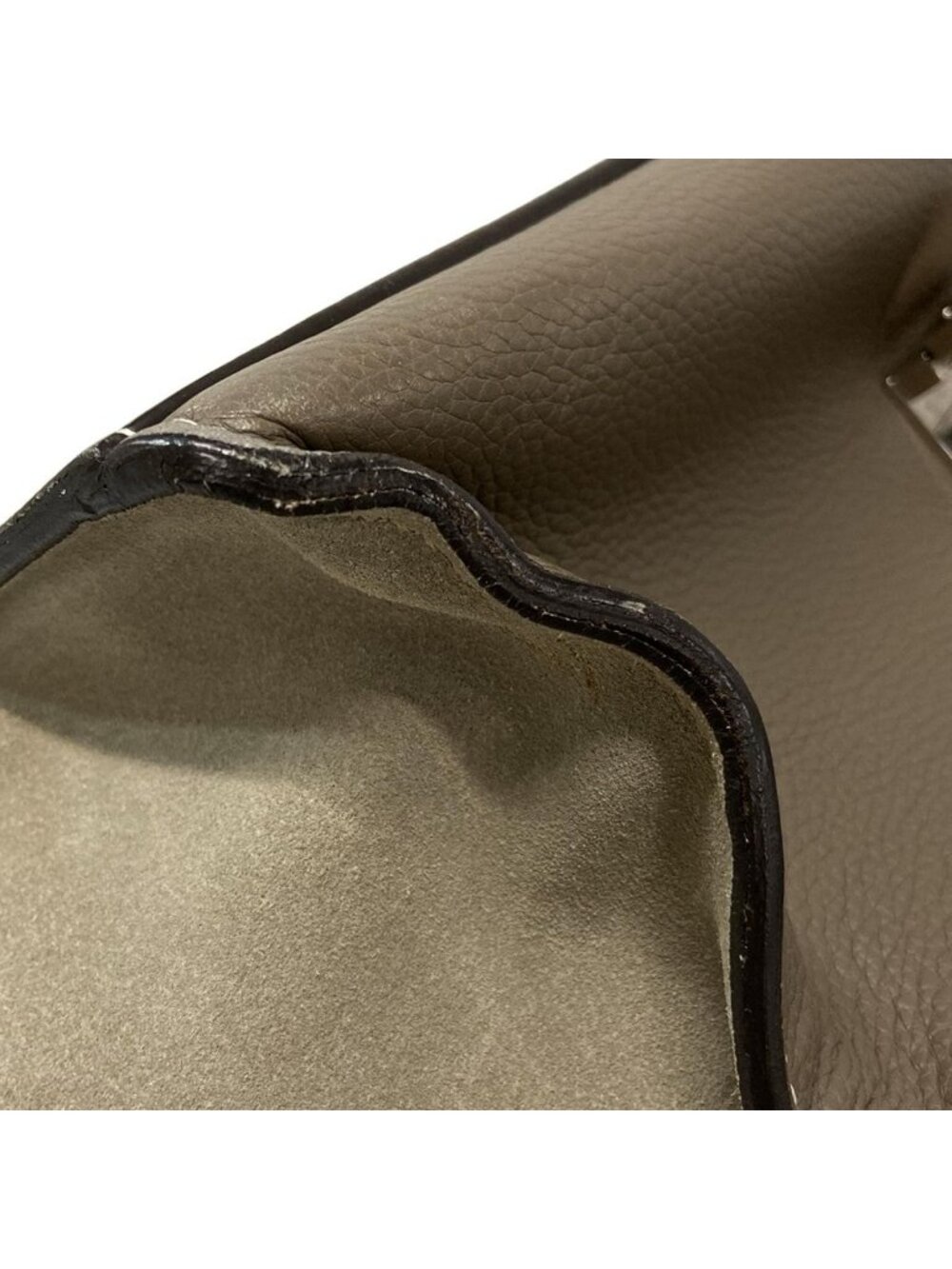 Celine Handbag Trapeze Gray Leather - Picture 15 of 15